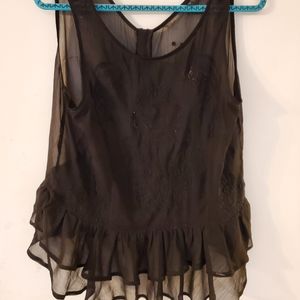 Guess Black Blouse